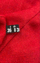 Load image into Gallery viewer, Authentic Moschino Womens Red Flat Front Side Zip Casual Mini Skirt Size 4
