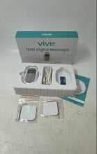 Load image into Gallery viewer, Vive 5-Mode TENS White Muscle Stimulation Digital Massager Untested
