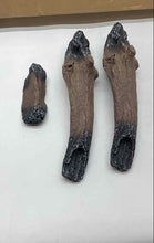 Load image into Gallery viewer, Lot Of 8 Pcs Resin Wooden Home Decor Brown Logs In Open Box

