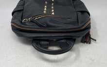 Load image into Gallery viewer, Jessica Simpson Womens Black Zipper Adjustable Strap Shoulder Backpack
