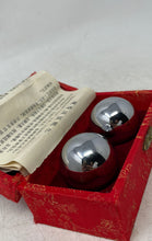 Load image into Gallery viewer, Vintage Set Of 2 Pcs Silver-Tone Traditional Chinese Baoding Balls With Box
