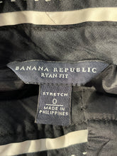Load image into Gallery viewer, Banana Republic Womens Black Flat Front Ryan Fit Bootcut Leg Trouser Pants Sz 0
