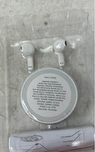 Load image into Gallery viewer, Model MU01054 White Magnetic Bluetooth 200mAh True Wireless Earbuds Untested
