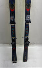 Load image into Gallery viewer, Rossignol Cut 10.4L Unisex Adults Dark Blue 160 Downhill Skis Bindings Set
