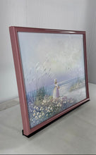 Load image into Gallery viewer, Seaside Ocean Waves Beach Coastal Canvas Wall Art Work Oil Painting Signed
