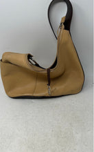 Load image into Gallery viewer, Lazaro Womens Beige Brown Leather Detachable Strap Inner Pockets Hobo Bag
