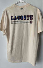 Load image into Gallery viewer, Lacoste Mens Cream Cotton Classic Fit Short Sleeve Crew Neck Pullover T-Shirt M
