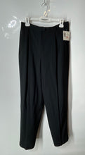 Load image into Gallery viewer, Liz Claiborne Womens Black Pleated Front Wide-Leg Dress Pants Size 12 With Tag
