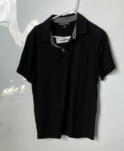 Load image into Gallery viewer, Michael Kors Mens Black Short Sleeve Collared Golf Polo Shirt Size Medium
