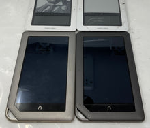 Load image into Gallery viewer, Lot Of 4 Pcs Assorted Barnes &amp; Noble Nook Ebook Readers Not Tested For Parts

