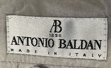 Load image into Gallery viewer, Antonio Baldan Mens Gray Blazer And Pants Two-Piece Suit Set Size 42
