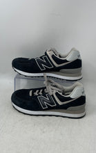 Load image into Gallery viewer, New Balance Unisex 574 WL574EVB Black Classic Sneaker Shoes Size M6.5 W8 B
