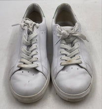 Load image into Gallery viewer, Authentic Tory Burch Womens Howell Court White Green Sneaker Shoes Sz 8M Damaged
