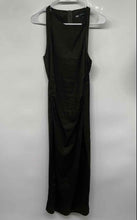 Load image into Gallery viewer, Zara Womens Green Sleeveless Round Neck Side Slit Long Maxi Dress Size XS
