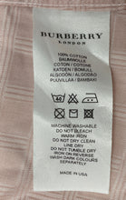 Load image into Gallery viewer, Authentic Burberry London Mens Light Pink Plaid Cotton Button-Up Shirt Size L
