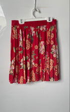 Load image into Gallery viewer, Express Womens Multicolor Floral Pleated Front Pull-On A-Line Skirt Size S/P
