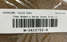 Load image into Gallery viewer, Toms Womens Carolina Beige Slip-On Espadrille Sneaker Shoes Size 11
