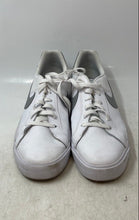 Load image into Gallery viewer, Nike Mens Court Royale AC White Gray Leather Lace-Up Sneakers Shoes Size 12

