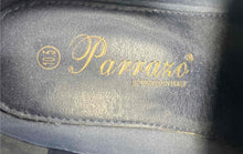Load image into Gallery viewer, Parrazo Designer Mens Ronaldinho Navy Blue Golden Loafer Dress Shoes Size 10.5
