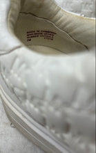Load image into Gallery viewer, Michael Kors Womens Emmett White Monogram Embossed Lace-Up Sneaker Shoes Size 7M

