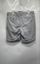 Load image into Gallery viewer, Vineyard Vines Mens Gray Flat Front Stretch Slash Pocket Chino Shorts Size 35
