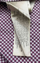 Load image into Gallery viewer, Authentic Burberry Brit Mens Red Gingham Cotton Long Sleeve Button-Up Shirt Sz S
