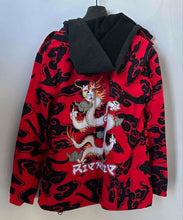 Load image into Gallery viewer, Ripndip Mens Red Dragonerm Long Sleeve Snowboard Jacket Size Medium
