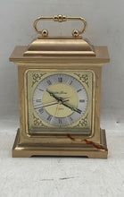 Load image into Gallery viewer, Vintage Seth Thomas Carriage Rapture Solid Quartz Alarm Clock Not Tested
