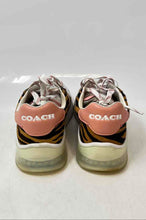 Load image into Gallery viewer, Coach Womens Citysole Court C7662 White Pink Animal Print Sneaker Shoes Sz 6.5B

