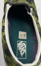 Load image into Gallery viewer, Vans Kids Classic Green Printed Slip-On Round Toe Sneaker Shoes Size 6
