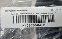 Load image into Gallery viewer, New Balance Kids Rave Run V2 ITRAVBW2 Black Hook &amp; Loop Sneaker Shoes Size 7M
