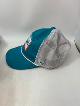 Load image into Gallery viewer, '47 Unisex Kids Blue White Print Miami Dolphins Football Adjustable Snapback Cap
