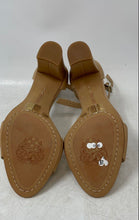 Load image into Gallery viewer, Vince Camuto Womens Corlina Beige Leather High Heel Ankle Strap Sandals Size 6M

