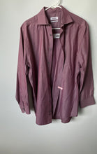 Load image into Gallery viewer, Calvin Klein Mens Light Purple Regular Fit Port Normal Dress Shirt Sz 16.5 32/33
