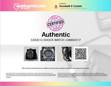 Load image into Gallery viewer, Authentic Casio G-Shock Black Silver-Tone Watch
