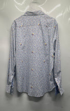 Load image into Gallery viewer, Robert Graham Mens White Blue Floral Tailored Fit Collared Button-Up Shirt 2XL
