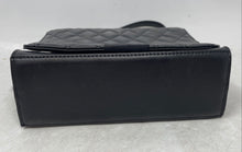 Load image into Gallery viewer, Aldo Womens Black Leather Quilted Chain Strap Travel Shoulder Purse

