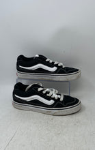 Load image into Gallery viewer, Vans Mens Caldrone 500714 Black White Low Top Lace-Up Sneaker Shoes Size 7
