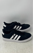 Load image into Gallery viewer, Adidas Mens Grand Court 2.0 ID2963 Black White Lace-Up Sneaker Shoes Size 10
