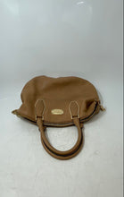 Load image into Gallery viewer, Michael Kors Womens Brown Leather Double Handle Adjustable Strap Satchel Bag
