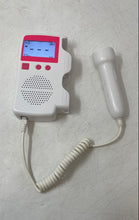 Load image into Gallery viewer, White Pink Digital LCD Display Probe Ultrasound Gel Fetal Doppler Not Tested
