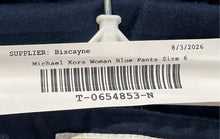 Load image into Gallery viewer, Michael Kors Womens Blue Pockets Straight Leg Dress Pants Size 6
