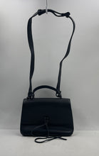 Load image into Gallery viewer, Authentic Rebecca Minkoff Darren Womens Black Leather Messenger Handbag Stained
