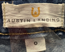 Load image into Gallery viewer, Austin Landing Womens Blue Medium Wash Flared Leg Jeans Size 0 With Tag
