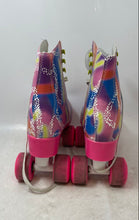 Load image into Gallery viewer, Sole Mates Womens Multicolor Lace Up Swirl Roller Quad Skates Size Large 9-10
