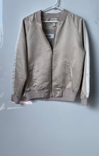 Load image into Gallery viewer, Forever 21 Womens Beige Long Sleeve Pockets Full-Zip Jacket Size Medium
