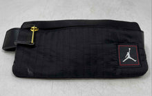 Load image into Gallery viewer, Air Jordan Mens Black Adjustable Strap Waist Belt Fanny Pack Bag
