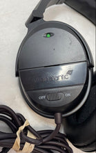 Load image into Gallery viewer, Virgin Atlantic Black Adjustable Over-Ear Noise-Canceling Wired Headphones
