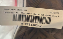 Load image into Gallery viewer, Converse Unisex Chuck Taylor All Star Street Mid Red Black Sneaker Shoes M9 W11
