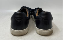 Load image into Gallery viewer, Banana Republic Mens 662548 Black Faux Leather Lace-Up Sneakers Shoes Size 10.5
